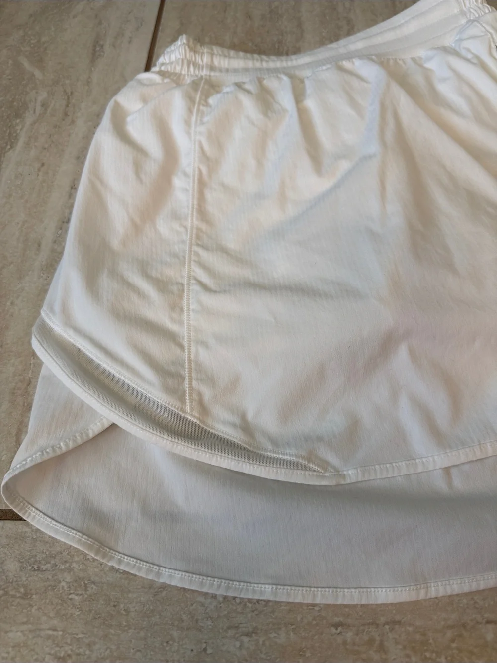 Lululemon Hotty Hot High-Rise Skirt Long White Women's 4 Tennis Running - Picture 5 of 14